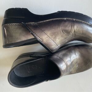 Dansko Silver clogs